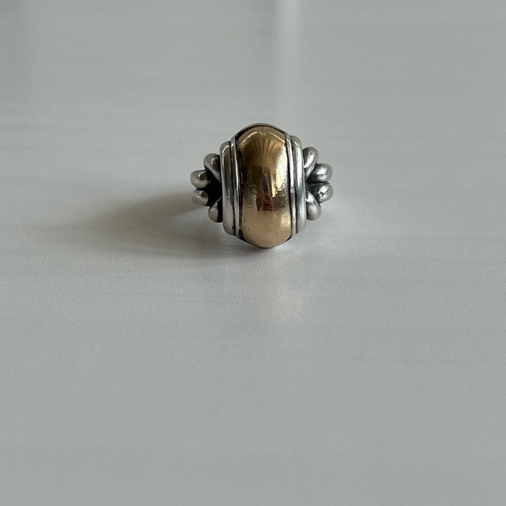Bold!! Impressive!!! Retired james avery knotted dome ring - Picture 2 of 9